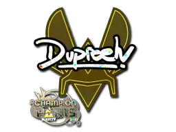 Sticker | dupreeh (Glitter, Champion) | Paris 2023 Sticker | dupreeh (Glitter, Champion) | Paris 2023