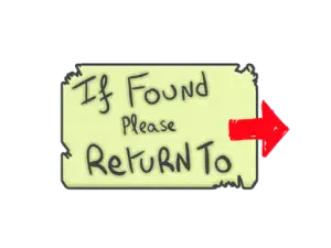 Sticker | Please Return To