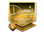 Sticker | dennis (Gold) | Cluj-Napoca 2015
