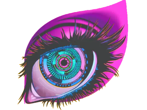 Sticker | Dystopian Gaze (Lenticular) Sticker | Dystopian Gaze (Lenticular)