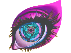 Sticker | Dystopian Gaze (Lenticular)