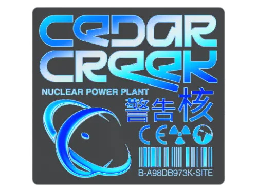 Sticker | Cedar Creek (Holo) Sticker | Cedar Creek (Holo)