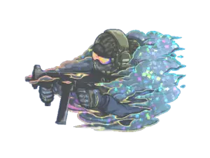 Sticker | Pushing Smokes (Glitter)