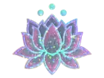 Sticker | Lotus (Glitter)