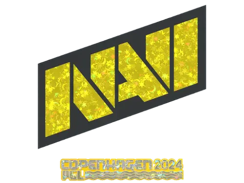 Sticker | Natus Vincere (Glitter) | Copenhagen 2024 Sticker | Natus Vincere (Glitter) | Copenhagen 2024