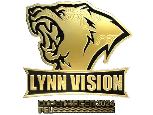 Sticker | Lynn Vision (Gold) | Copenhagen 2024