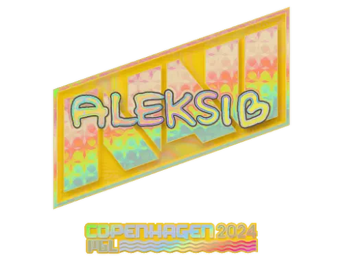 Sticker | Aleksib (Holo) | Copenhagen 2024