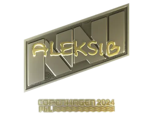 Sticker | Aleksib (Gold) | Copenhagen 2024