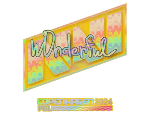 Sticker | w0nderful (Holo) | Copenhagen 2024 Sticker | w0nderful (Holo) | Copenhagen 2024