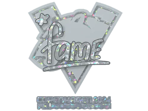 Sticker | fame (Glitter) | Copenhagen 2024 Sticker | fame (Glitter) | Copenhagen 2024