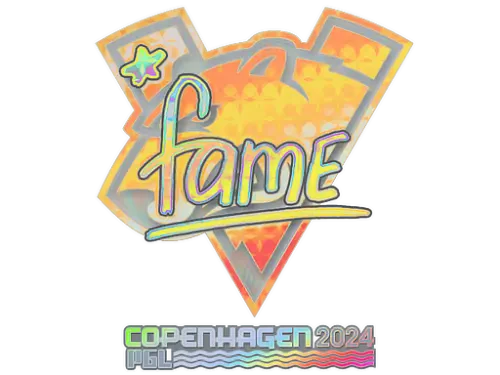 Sticker | fame (Holo) | Copenhagen 2024 Sticker | fame (Holo) | Copenhagen 2024