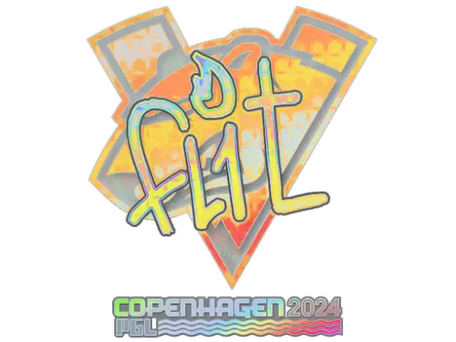 Sticker | FL1T (Holo) | Copenhagen 2024 Sticker | FL1T (Holo) | Copenhagen 2024