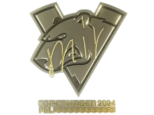 Sticker | mir (Gold) | Copenhagen 2024 Sticker | mir (Gold) | Copenhagen 2024