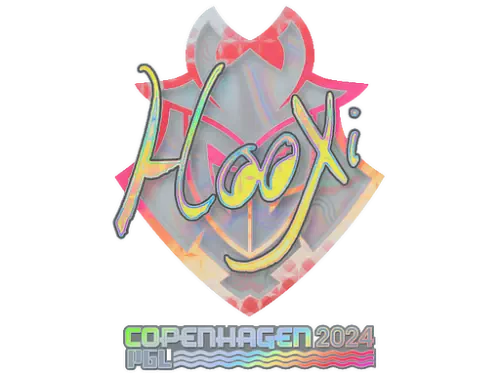 Sticker | HooXi (Holo) | Copenhagen 2024 Sticker | HooXi (Holo) | Copenhagen 2024