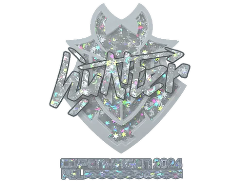 Sticker | huNter- (Glitter) | Copenhagen 2024 Sticker | huNter- (Glitter) | Copenhagen 2024
