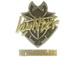Sticker | huNter- (Gold) | Copenhagen 2024