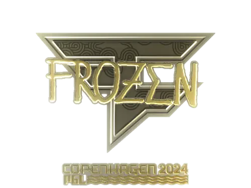 Sticker | frozen (Gold) | Copenhagen 2024 Sticker | frozen (Gold) | Copenhagen 2024