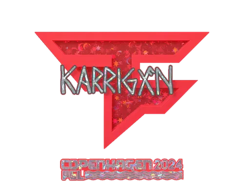Sticker | karrigan (Glitter) | Copenhagen 2024 Sticker | karrigan (Glitter) | Copenhagen 2024