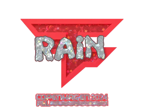 Sticker | rain (Glitter) | Copenhagen 2024