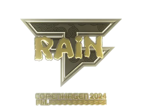 Sticker | rain (Gold) | Copenhagen 2024 Sticker | rain (Gold) | Copenhagen 2024