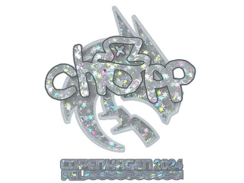 Sticker | chopper (Glitter) | Copenhagen 2024 Sticker | chopper (Glitter) | Copenhagen 2024
