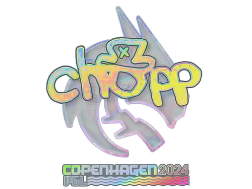 Sticker | chopper (Holo) | Copenhagen 2024 Sticker | chopper (Holo) | Copenhagen 2024