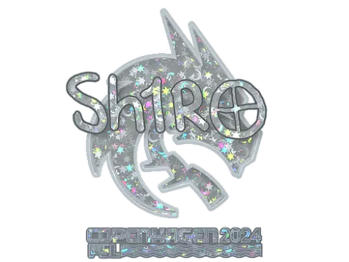 Sticker | sh1ro (Glitter) | Copenhagen 2024 Sticker | sh1ro (Glitter) | Copenhagen 2024