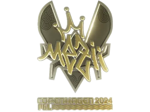 Sticker | mezii (Gold) | Copenhagen 2024
