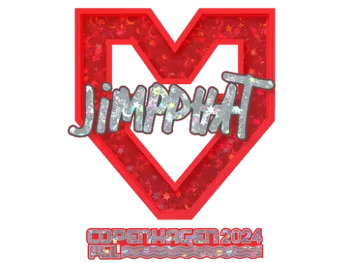 Sticker | Jimpphat (Glitter) | Copenhagen 2024 Sticker | Jimpphat (Glitter) | Copenhagen 2024