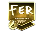 Sticker | fer (Gold) | Cluj-Napoca 2015