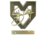 Sticker | siuhy (Gold) | Copenhagen 2024