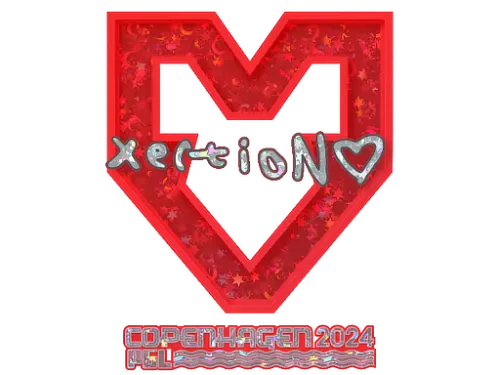 Sticker | xertioN (Glitter) | Copenhagen 2024