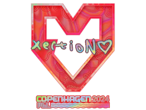 Sticker | xertioN (Holo) | Copenhagen 2024 Sticker | xertioN (Holo) | Copenhagen 2024