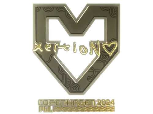 Sticker | xertioN (Gold) | Copenhagen 2024