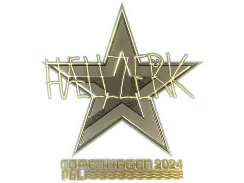Sticker | hallzerk (Gold) | Copenhagen 2024