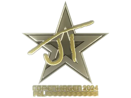 Sticker | JT (Gold) | Copenhagen 2024