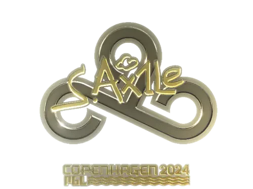 Sticker | Ax1Le (Gold) | Copenhagen 2024 Sticker | Ax1Le (Gold) | Copenhagen 2024