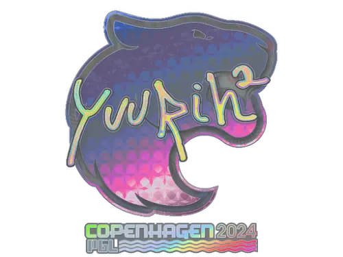 Sticker | yuurih (Holo) | Copenhagen 2024 Sticker | yuurih (Holo) | Copenhagen 2024