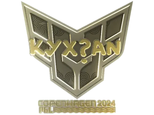 Sticker | kyxsan (Gold) | Copenhagen 2024 Sticker | kyxsan (Gold) | Copenhagen 2024