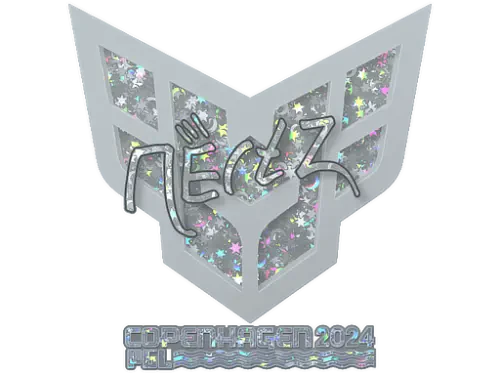Sticker | NertZ (Glitter) | Copenhagen 2024 Sticker | NertZ (Glitter) | Copenhagen 2024