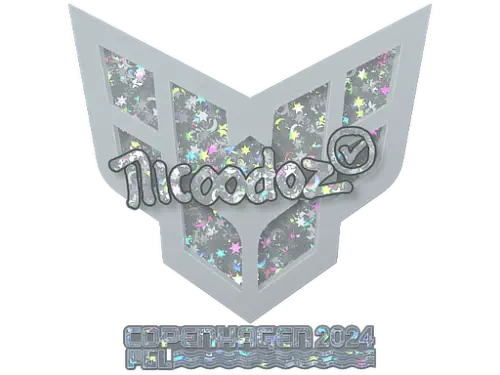 Sticker | nicoodoz (Glitter) | Copenhagen 2024