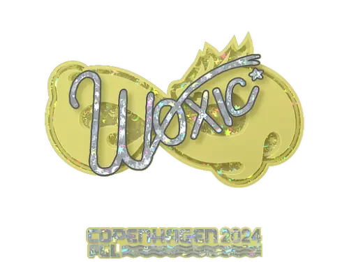 Sticker | woxic (Glitter) | Copenhagen 2024 Sticker | woxic (Glitter) | Copenhagen 2024