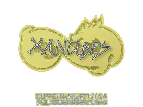 Sticker | XANTARES (Glitter) | Copenhagen 2024 Sticker | XANTARES (Glitter) | Copenhagen 2024