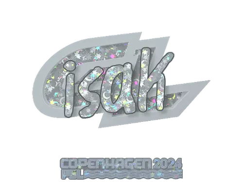 Sticker | isak (Glitter) | Copenhagen 2024 Sticker | isak (Glitter) | Copenhagen 2024