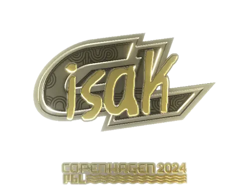 Sticker | isak (Gold) | Copenhagen 2024
