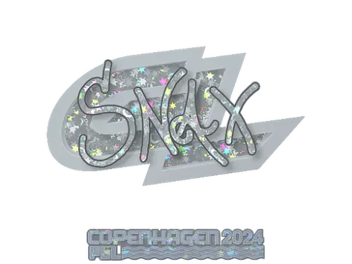 Sticker | Snax (Glitter) | Copenhagen 2024 Sticker | Snax (Glitter) | Copenhagen 2024