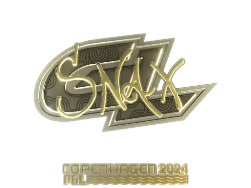 Sticker | Snax (Gold) | Copenhagen 2024 Sticker | Snax (Gold) | Copenhagen 2024