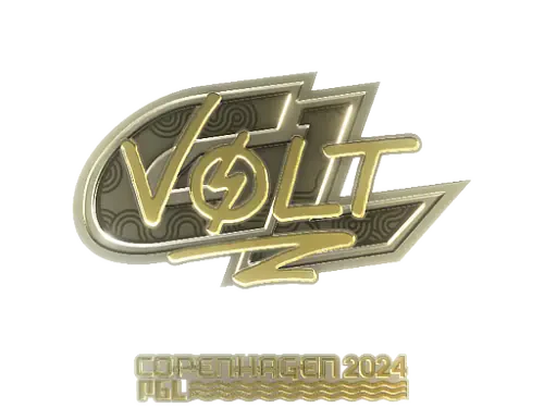 Sticker | volt (Gold) | Copenhagen 2024 Sticker | volt (Gold) | Copenhagen 2024