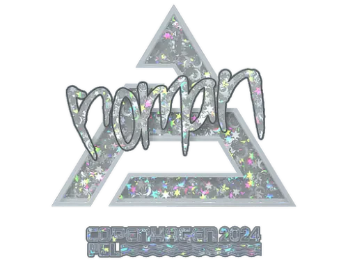 Sticker | roman (Glitter) | Copenhagen 2024