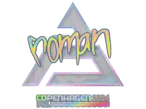Sticker | roman (Holo) | Copenhagen 2024 Sticker | roman (Holo) | Copenhagen 2024